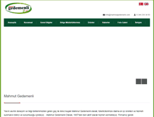 Tablet Screenshot of mahmutgedemenli.com